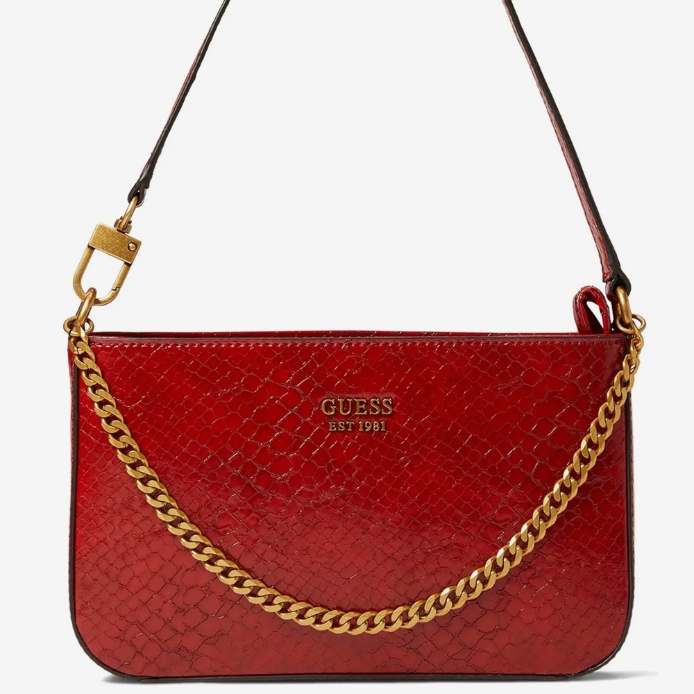 🎁New Guess Katey Mini Top Zip Shoulder Bag